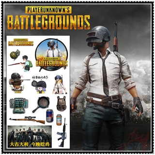 ✿ PLAYERUNKNOWN’S BATTLEGROUNDS - Games PUBG Mini Temporary Tattoo สติ๊กเกอร์ ✿ 1Sheet Waterproof Tattoos for Sexy Arm Clavicle Body Art Hand Foot