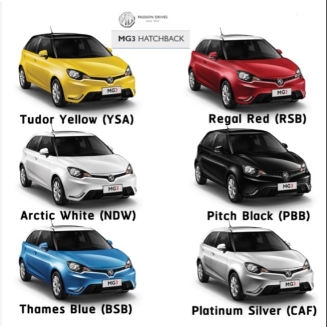 สีพ่นรถยนต์-เอ็มจี-มีรูปให้เลือกกว่า50เฉดสี-เกรด2k-มาตราฐานสีชั้นดี-สั่งสีได้ตามรูปภาพ-ราคาเดียว