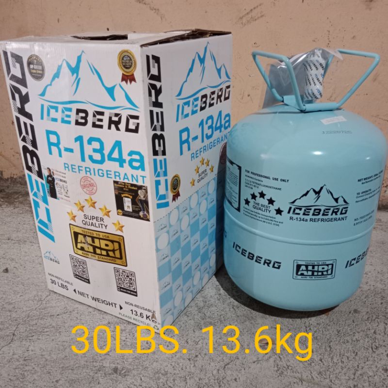 ภาพหน้าปกสินค้าREFRIGERANT 5ดาว ICE BERGE น้ำยาแอร์ R134A 13.6 kg 30lb 30 ปอนด์ 13.6 กิโลกรัม ถัง สารทำความเย็น1 รถยนต์ จากร้าน 3tn_car_air บน Shopee