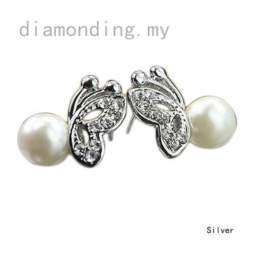 chic-sweet-1-pair-girls-butterfly-imitation-pearl-rhinestones-ear-studs-earrings