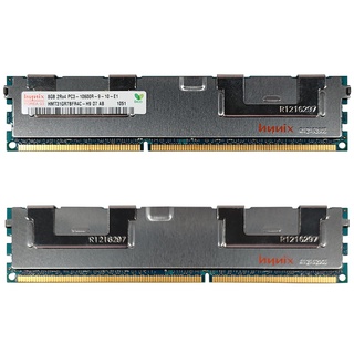 Hynix RAM DDR3 8GB เซิร์ฟเวอร์ 1333MHz PC3-10600R DDR3 1.5V 240Pin RAM REG ECC หน่วยความจำที่ลงทะเบียนพร้อมฮีทซิงค์