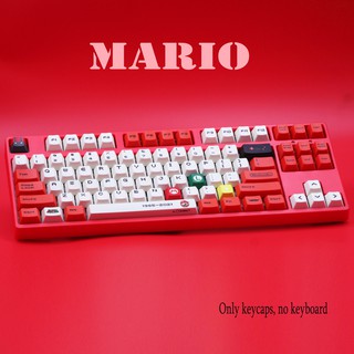 ภาพหน้าปกสินค้าMario keycap 119 PBT ปุ่มกดแป้นพิมพ์ ธีมมาริโอ้ DIY สำหรับแป้นพิมพ์เชิงกล Cherry profile ซึ่งคุณอาจชอบราคาและรีวิวของสินค้านี้