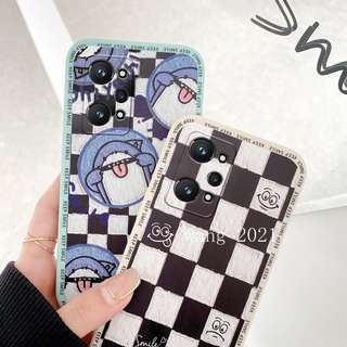 In Stock Casing เคส Realme GT Neo 3 3T Neo 2 GT 2 Pro Phone Case Lattice Cartoon Cute Shark Lens Protection Anti-fall Soft Case Back Cover เคสโทรศัพท์