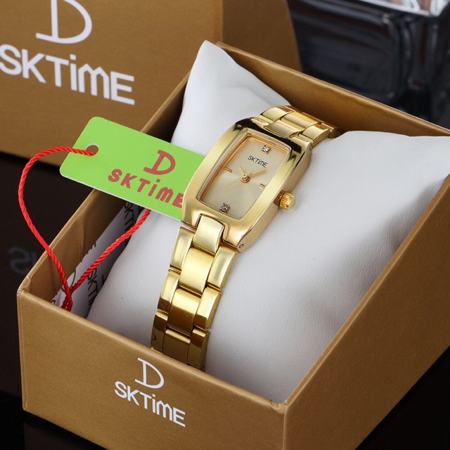 ภาพหน้าปกสินค้านาฬิกา SK time % รุ่น D21041L พร้อมกล่อง มีเก็บเงินปลายทาง จากร้าน labelshop บน Shopee