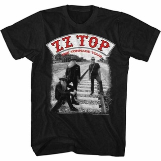 [S-5XL] เสื้อยืด ผ้าฝ้าย พิมพ์ลาย Zz The Tonnage Tour Rock N Roll แฟชั่นยอดนิยม สําหรับผู้ชาย