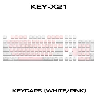 ภาพหน้าปกสินค้าNUBWO X21 / X33 คีย์แคป [G7_156] Keycaps Thai/Eng 104ปุ่ม Mechanical Keyboard ปุ่มคีย์บอร์ด ปุ่มแต่งคีย์บอร์ด ที่เกี่ยวข้อง