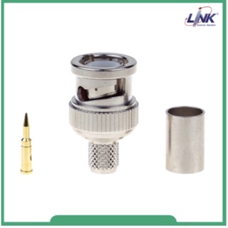 Link  UC-0026 BNC PLUG RG 6 or 5C-2V, CRIMP Type คีมบีบแน่น UC-8116