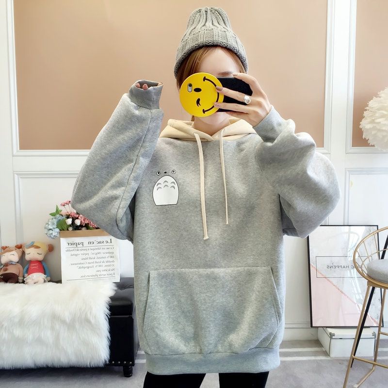 ส่งฟรีจ้า-เสื้อกันหนาวลายโตโตโร่-totoro-มีหมวกฮู้ด