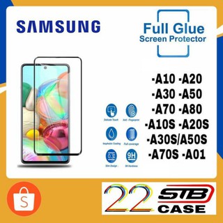 ฟิล์มกระจก เต็มจอ Samsung A01 A02Core A10 A20 A30 A50 A70 A80 A10S A20S A30S A50S A70S