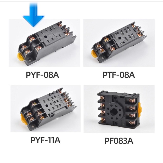 SOCKET RELAY ซ็อกเก็ต รีเรย์ ฐานรีเรย์ PYF-08A | Shopee Thailand
