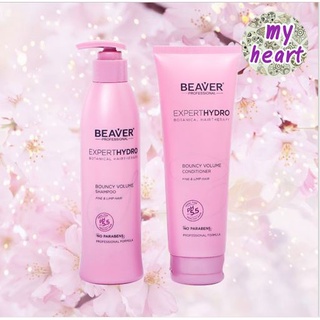 ภาพหน้าปกสินค้าBeaver Expert Hydro Bouncy Volume Shampoo/Coditioner 318/258 ml แชมพู ครีมนวดผมเพิ่มวอลลุ่ม สำหรับผมเส้นเล็ก ที่เกี่ยวข้อง