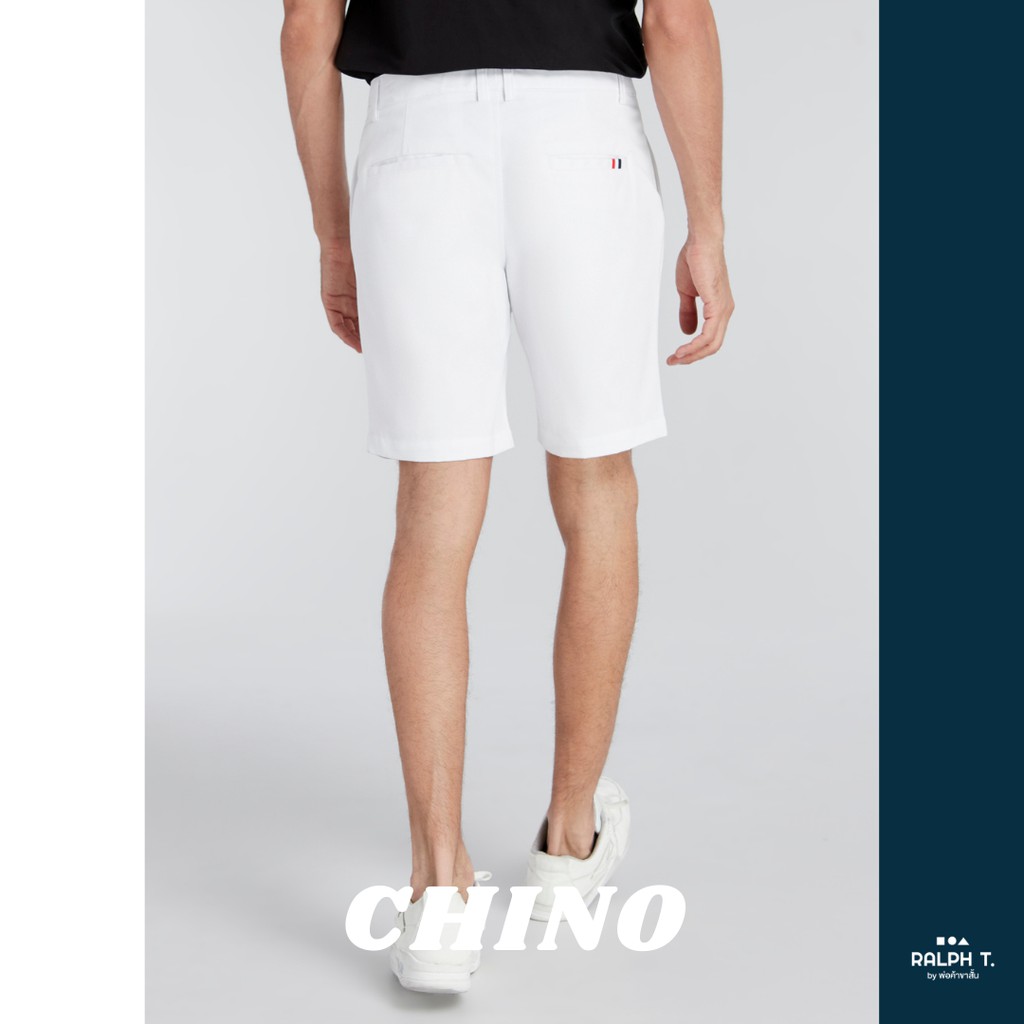 ภาพหน้าปกสินค้ากางเกงขาสั้นผู้ชาย รุ่น London - RALPH T OFFICIAL กางเกงผู้ชาย สีขาว men shorts กางเกงชิโน่ จากร้าน ralpht.official บน Shopee