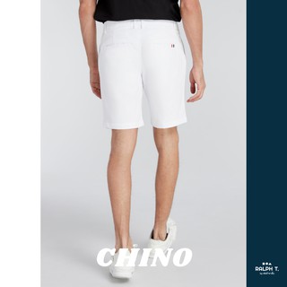 ภาพขนาดย่อของภาพหน้าปกสินค้ากางเกงขาสั้นผู้ชาย รุ่น London - RALPH T OFFICIAL กางเกงผู้ชาย สีขาว men shorts กางเกงชิโน่ จากร้าน ralpht.official บน Shopee