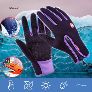 Rbtr_ถุงมือหน้าจอสัมผัส สําหรับเล่นสกี ตกปลา กลางแจ้ง