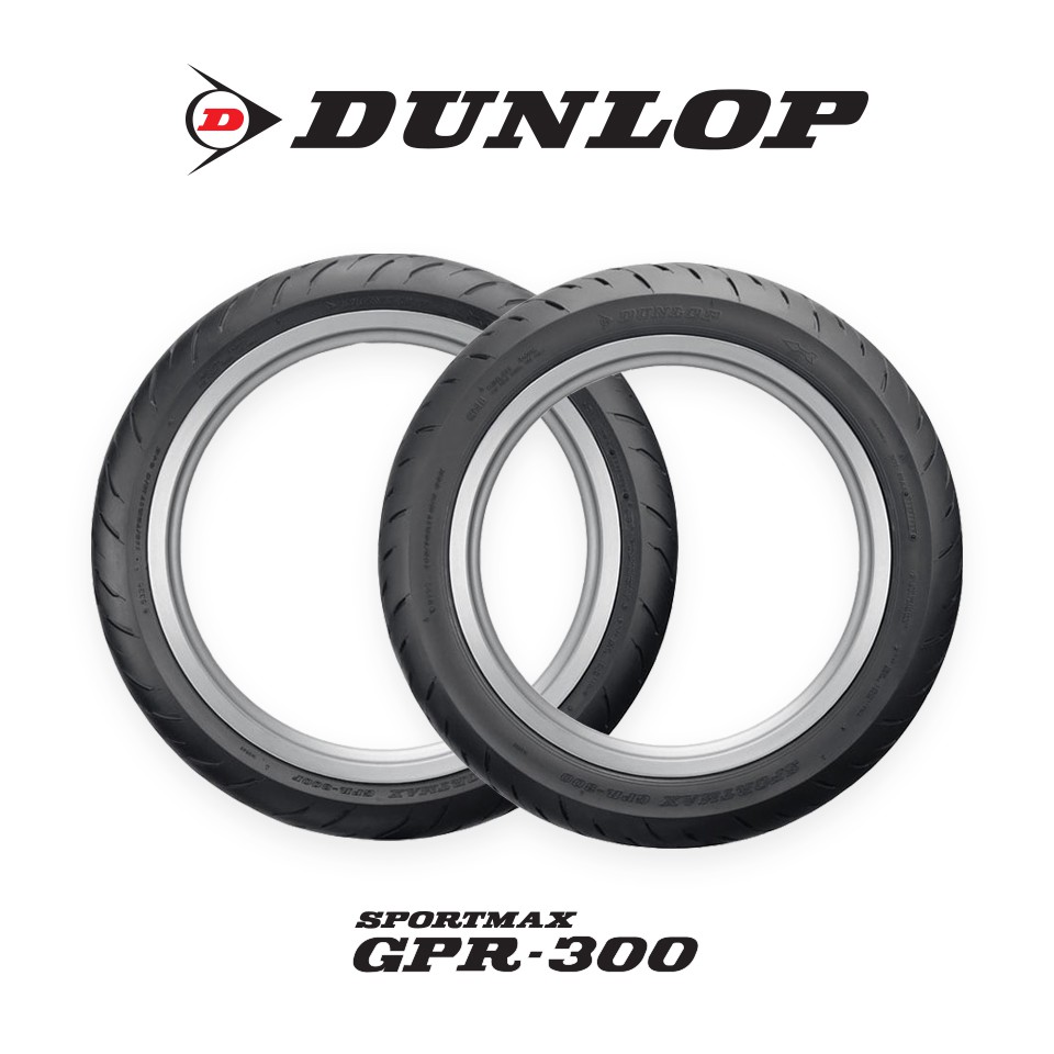 dunlop-gpr-300-ขนาด-110-70r17-140-70r17-1-ชุด-หน้า-หลัง-ยางมอเตอร์ไซค์-bigbike-made-in-japan