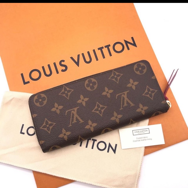 Louis Vuitton Monogram Canvas Clemence Wallet Fuchsia M60742 – DFO Designer  Handbags