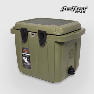 สินค้า FEELFREE COOLER ADVENTURE ขนาด 45 ลิตร ถังน้ำแข็งเกรดพรีเมี่ยม เก็บความเย็นได้ 3-5 วัน