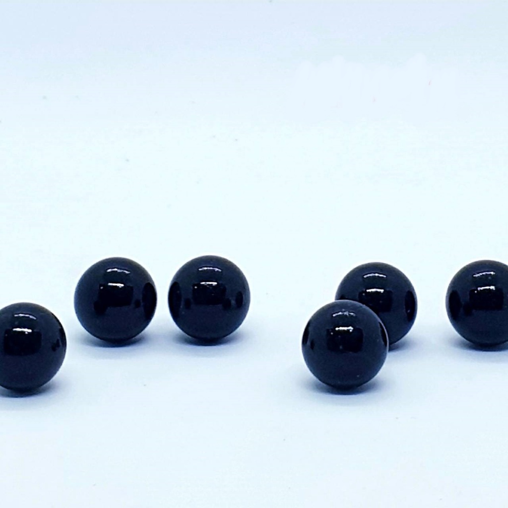 ลูกแก้ว-มุกสีดำ-16มิล-หินอ่อนสีดำ-บรรจุ-70ลูก-แท้ไม่ลอก-แช่น้ำได้