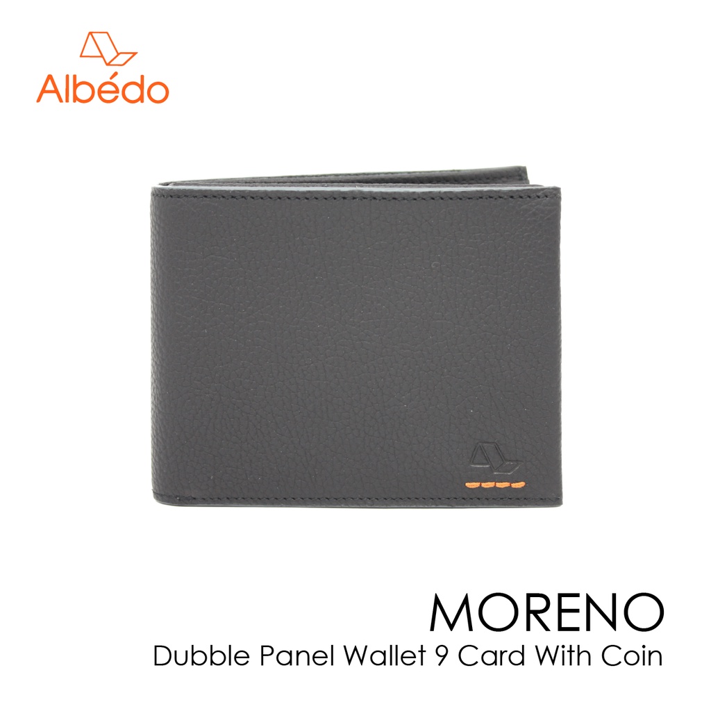 albedo-moreno-double-panel-wallet-9-card-with-coin-กระเป๋าสตางค์-กระเป๋าใส่เหรียญ-กระเป๋าใส่บัตร-รุ่น-moreno-mn01399