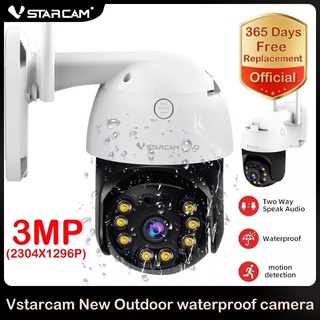 สินค้า กล้องวงจรปิดไร้สายPTZ 3MP Vstarcam cs64 outdoor กล้องวงจรปิดกันน้ำทนแดดหมุนได้ 355องศา กลางคืนภาพสี