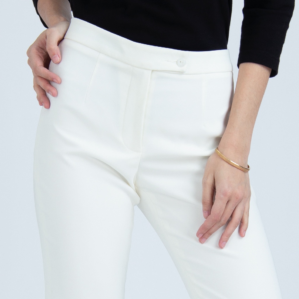 gsp-กางเกงขาวยาว-กาง-เ-กงผู้หญิง-จีเอสพี-กางเกงทำงานขายาว-สีขาว-ทรงสอบ-st54wh