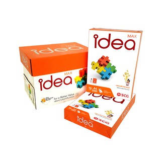 IDEA MAX กระดาษถ่ายเอกสาร 70 แกรม ขนาด A4 (5รีม/กล่อง)