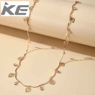 Simple single product Love hollow disc single waist chain Geometric diamond waist chain for gi