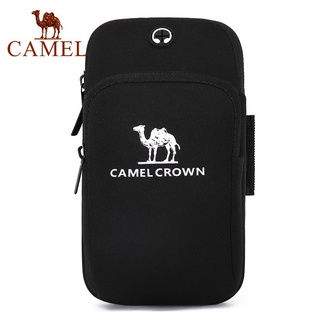 Camel กระเป๋าใส่โทรศัพท์มือถือ แบบรัดแขน สําหรับวิ่ง กลางแจ้ง ผู้ชายและผู้หญิง