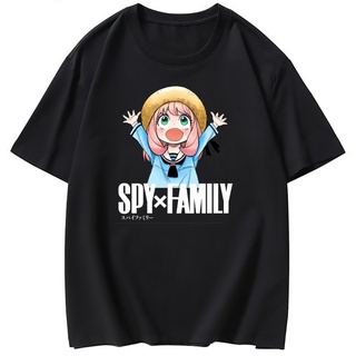 Spy X Family Forger Anya T-Shirts Print Streetwear Men Women Fashion 100% Cotton O-Neck T Shirt Anime Unisex Tees Tops