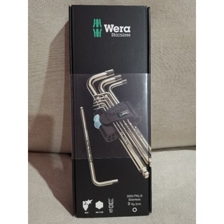 ประแจหกเหลี่ยม 3950 PKL/9 Stainless WERA Code Nr 05073544001