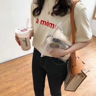 ⭕️KR a meme เสื้อยืดพิมพ์ลาย