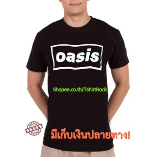 เสื้อยืดวินเทจเสื้อวง Oasis เสื้อผ้าแฟชั่น โอเอซิส เสื้อยืด วงดนตรี เสื้อวินเทจ RCM1466S-5XL