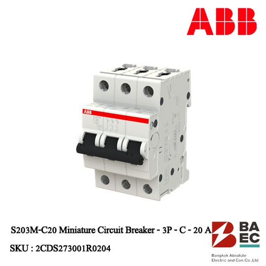 abb-s203m-c20-เซอร์กิตเบรกเกอร์-20amp-3p-10ka