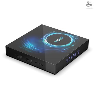 ☼IN STOCK T95 Android 10.0 Smart TV Box Allwinner H616 Quad-core 64 Bit 4K Media Player 6K HDR H.265 VP9 4GB / 128GB 2.4G &amp; 5G WiFi BT5.0 100M LAN LCD Display