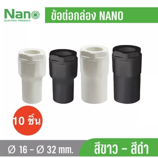 nano ข้อต่อเข้ากล่อง แบบมิล คอนเน็คเตอร์เข้ากล่อง connector nncn16-nncn32