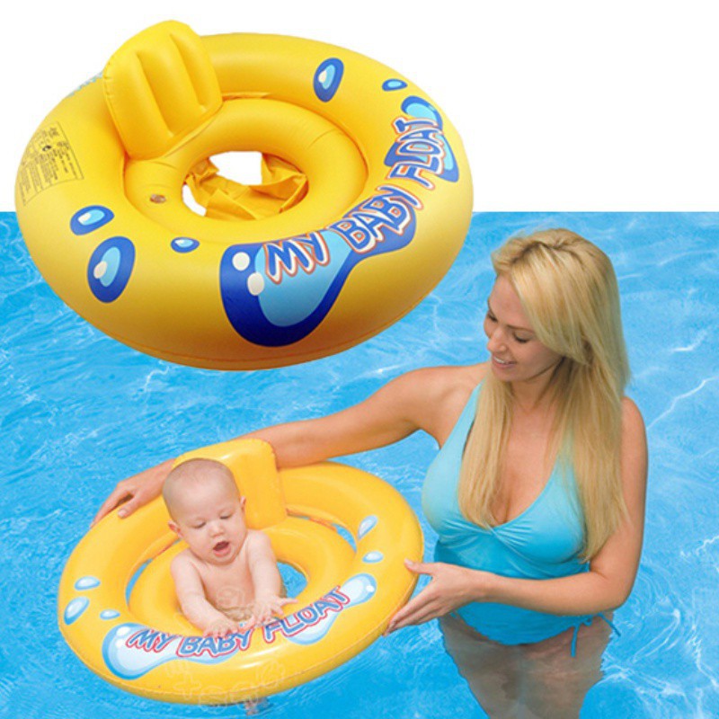 ภาพหน้าปกสินค้าSUPERSELLER ห่วงยาง เบาะรองนั่ง อุปกรณ์ฝึกหัดว่ายน้ำ สำหรับเด็ก
