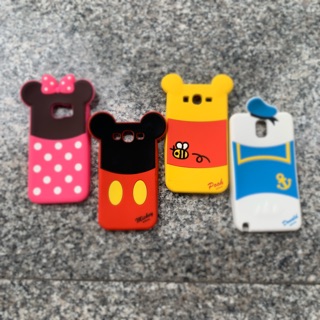 !!!พร้อมส่ง!!! Samsung case ซิลิโคน หมีพู มิกกี้ มินนี่ โดเด้น Win Grand1 Note2 Note3 S3 S4