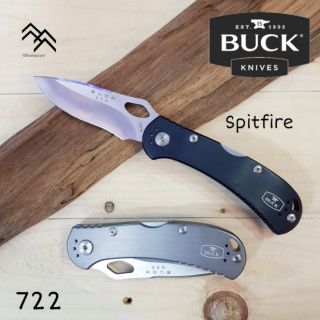 Buck Spitfire มีดด้ามอลูมิเนียมที่บางและแข็งแรง มีระบบล๊อคใบมีดแบบล๊อคหลัง พกพาสะดวด ผลิต USA.