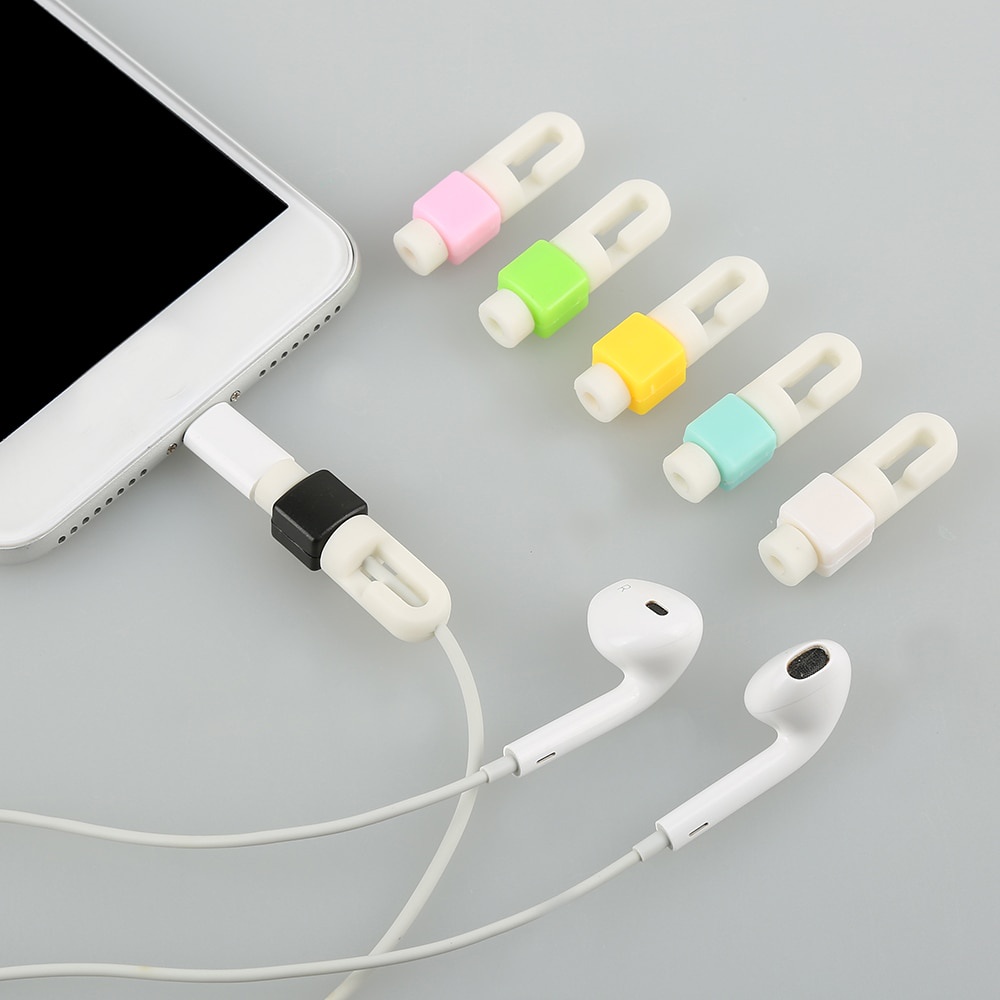 ภาพหน้าปกสินค้าเคสป้องกันม้วนเก็บสายหูฟัง สําหรับ Iphone