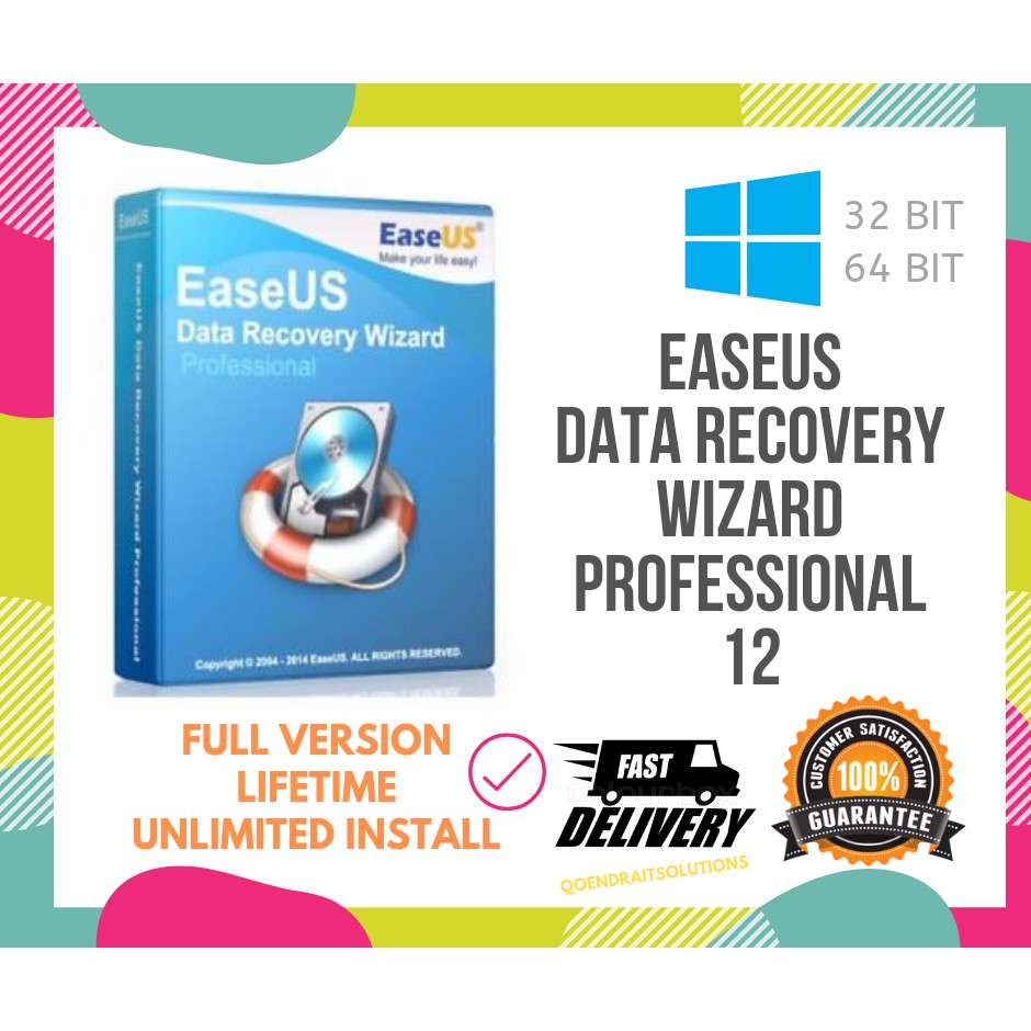 ภาพหน้าปกสินค้าEaseUS Data Recovery Wizard Technician v16.0.0  Lifetime  Full Version