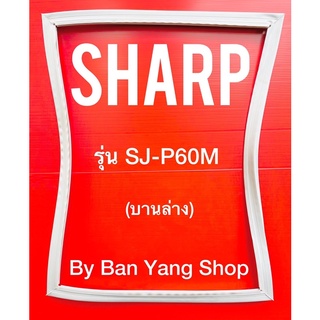 ขอบยางตู้เย็น SHARP รุ่น SJ-P60M (บานล่าง)