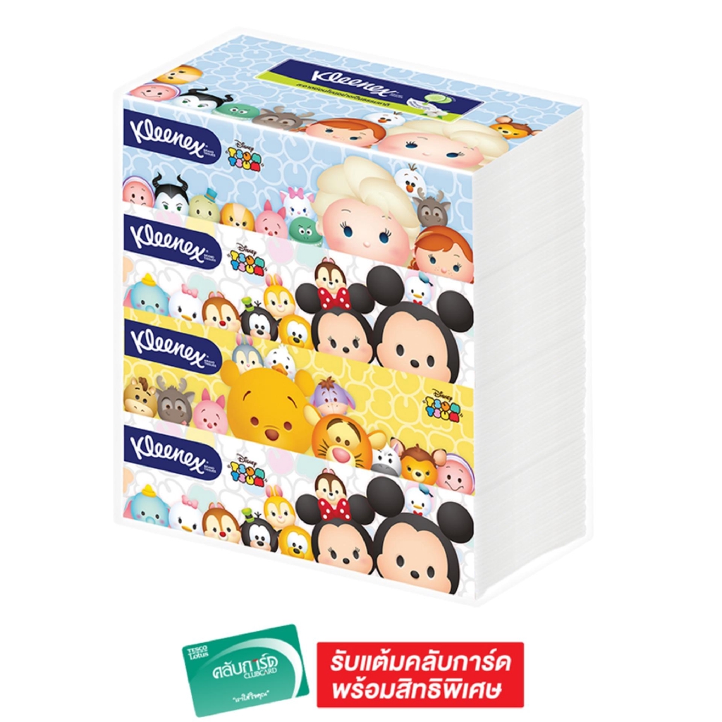 kleenex-กระดาษเช็ดหน้า-ดิสนีย์-115แผ่น-x4