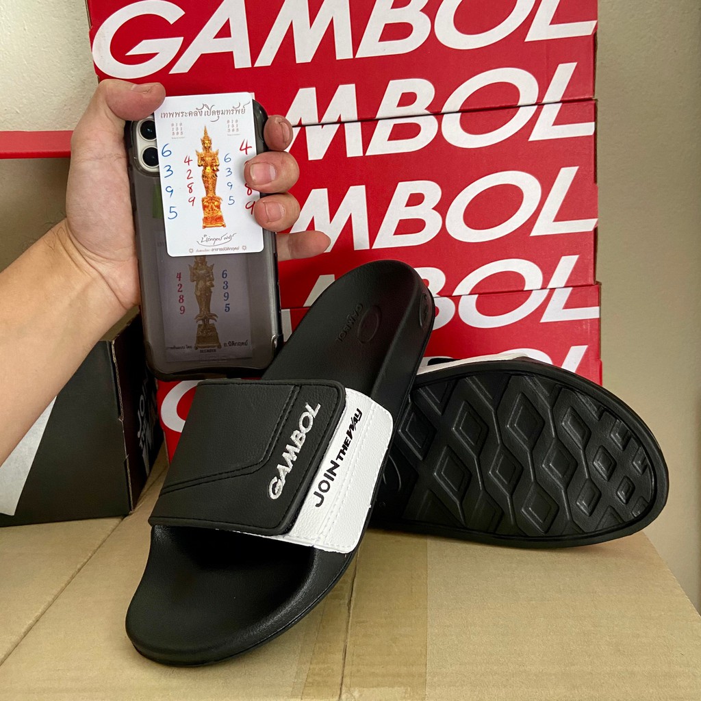 ภาพหน้าปกสินค้าGambol  G06 รองเท้าแตะแบบสวม ชาย หญิง ปรับได้ slide sandals แกมโบล GM43106/GW43106 จากร้าน 168topshop บน Shopee