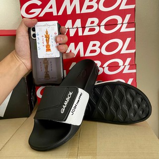 ภาพขนาดย่อของภาพหน้าปกสินค้าGambol  G06 รองเท้าแตะแบบสวม ชาย หญิง ปรับได้ slide sandals แกมโบล GM43106/GW43106 จากร้าน 168topshop บน Shopee