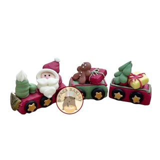 (Santa In Train) กุนธัต น้ำตาลตกแต่ง เทศกาล คริสต์มาส รถไฟซานต้า / GUNTHART Christmas Decoration (Santa In Train)