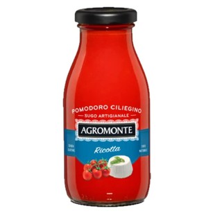 AGROMONTE - SAUCE RICOTTA AND CHERRY TOMATO 260G พาสต้าซอสมะเขือเทศเชอร์รี่ผสมชีสริคอตต้า