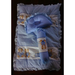 ชุดที่นอนเด็กอ่อน สีฟ้า