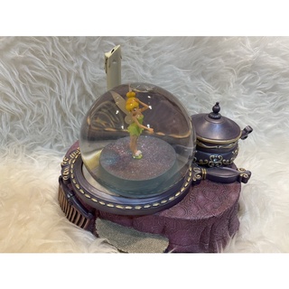 snowglobe tinkerbell disney ลูกบอลหิมะทิงเกอร์เบลล์ สโนว์โกลยทิงเกอร์เบลล์ peterpan music box มือสอง