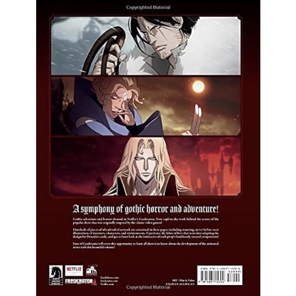 หนังสือภาษาอังกฤษ-castlevania-the-art-of-the-animated-series-by-frederator-studios