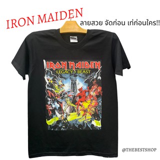 เสื้อวง IRON MAIDEN!! เสื้อวงร็อค วงดนตรี เสื้อลายไอร่อน สินค้าพร้อมส่งครบไซส์